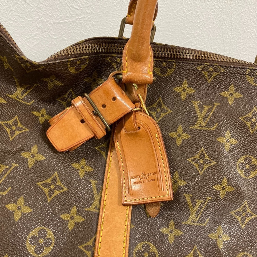LOUIS VUITTON Authentic Brown Monogram Keepall 55 Boston Bag - Picture 10 of 16